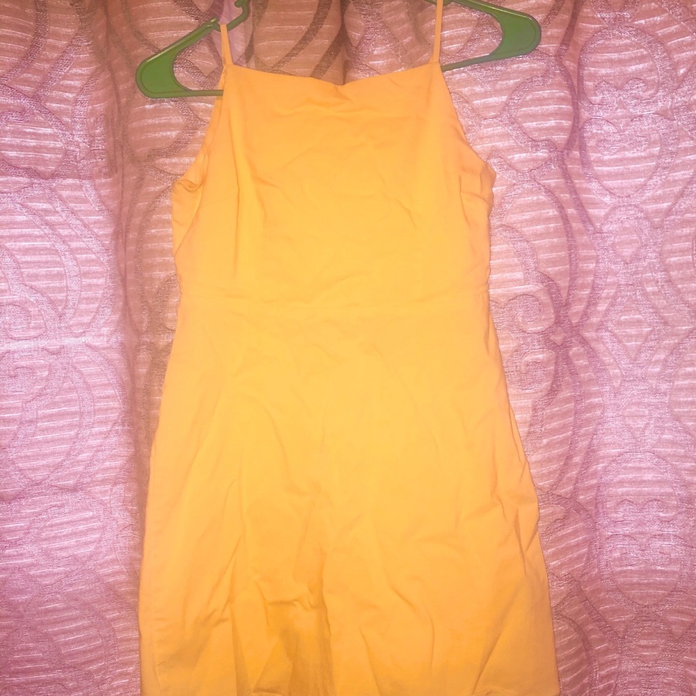 Yellow dress